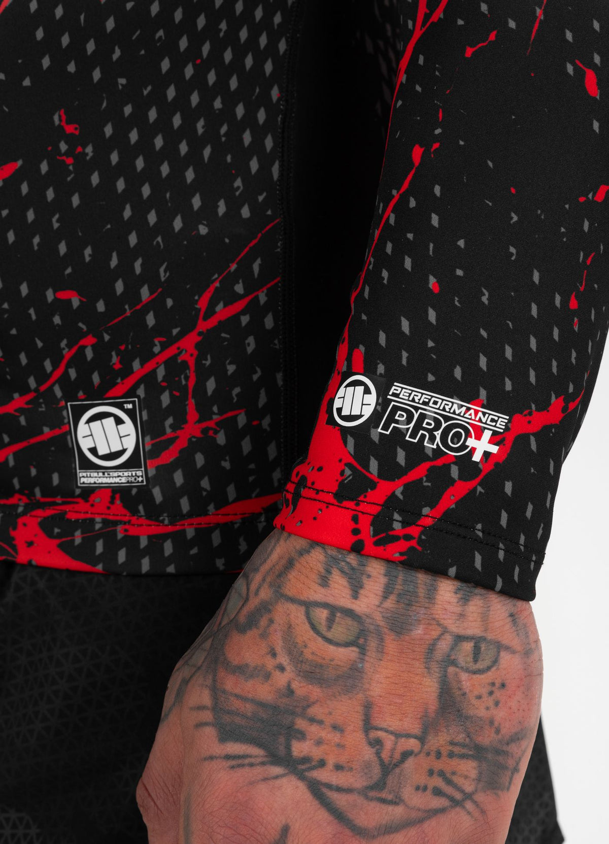 Rashguard Longsleeve Blood Dog II - Black/Red