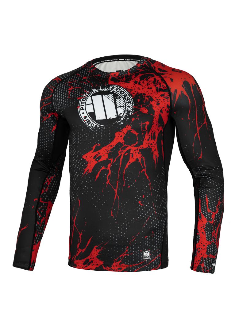 Rashguard Longsleeve Blood Dog II - Black/Red