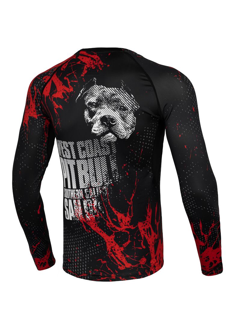 Rashguard Longsleeve Blood Dog II - Black/Red