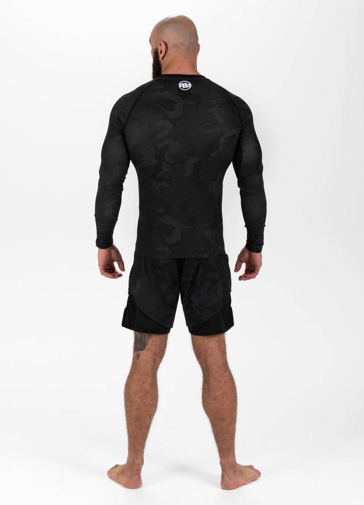 Rashguard Longsleeve Net Hilltop II - All Black Camo