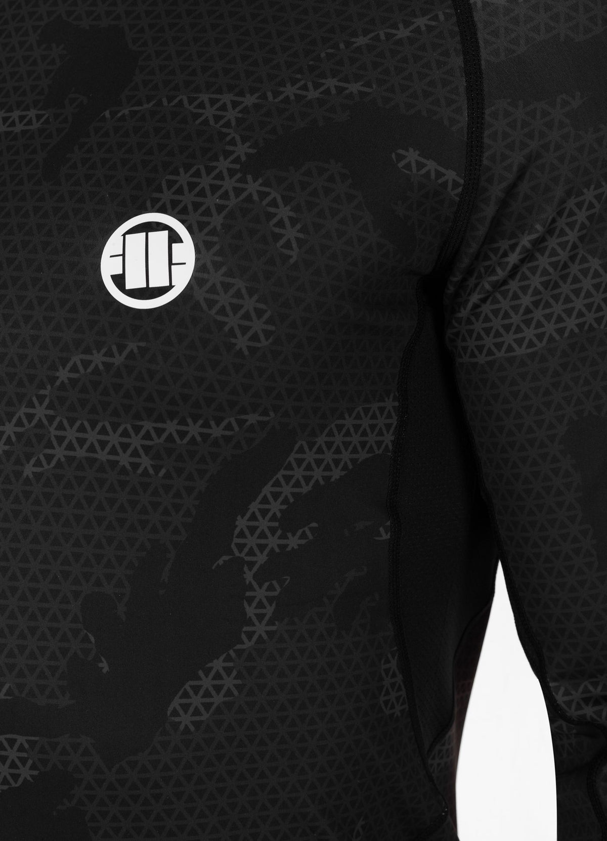 Rashguard Longsleeve Net Camo II - Black