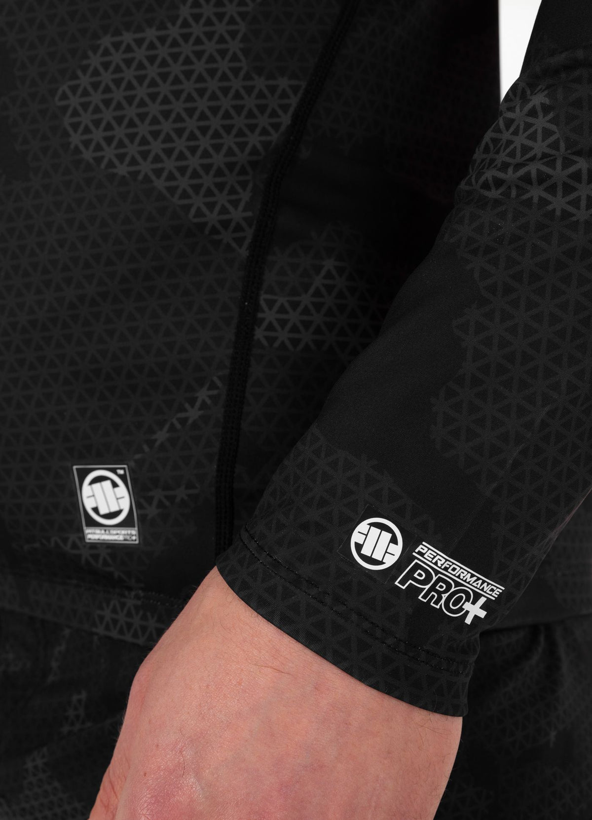 Rashguard Longsleeve Net Camo II - Black