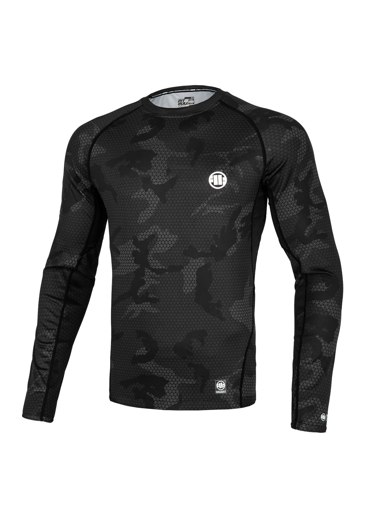 Rashguard Longsleeve Net Camo II - Black