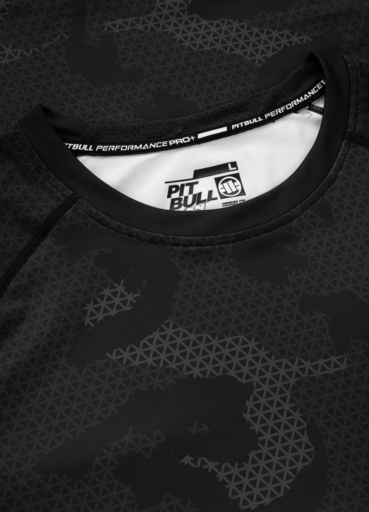 Rashguard Longsleeve Net Camo II - Black