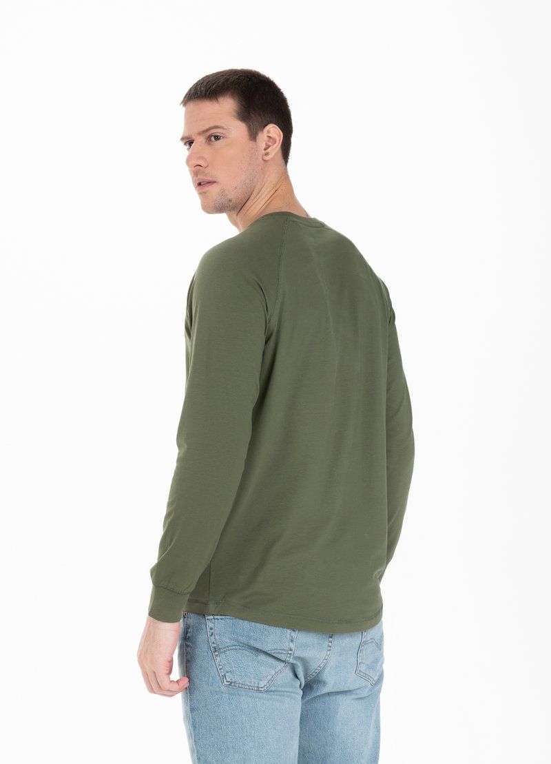 Hilltop - Olive Longsleeve Spandex