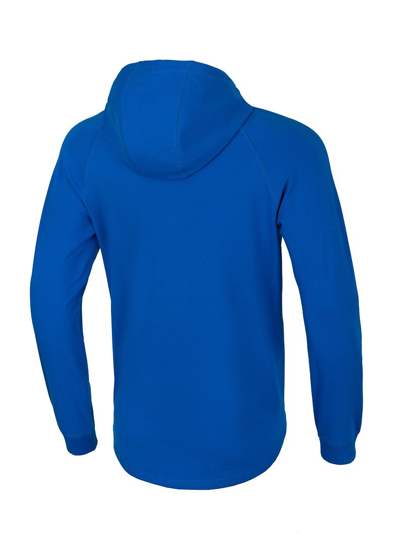 Mercado Small Logo - Blue Hooded Longsleeve Spandex