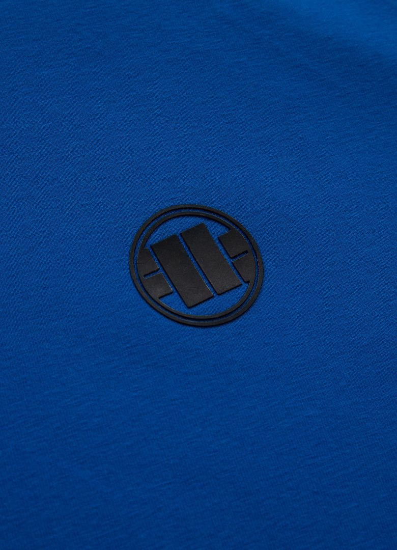 Mercado Small Logo - Blue Hooded Longsleeve Spandex