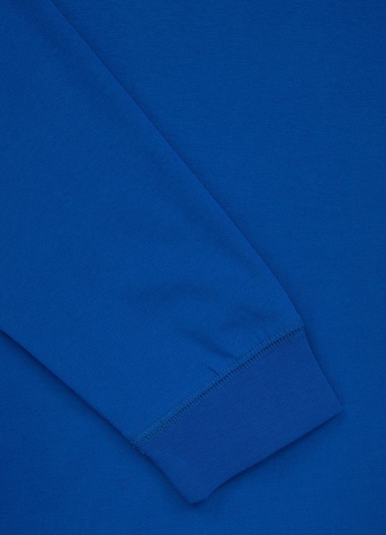 Mercado Small Logo - Blue Hooded Longsleeve Spandex