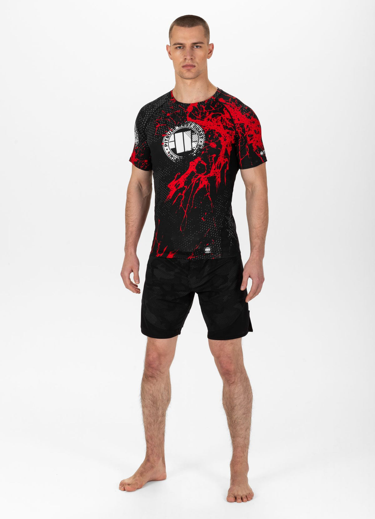 Red Dog II - Black/Red Rashguard