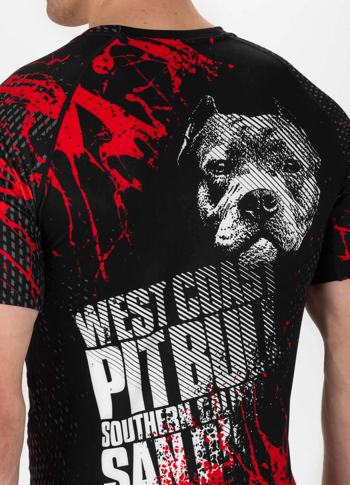 Red Dog II - Black/Red Rashguard