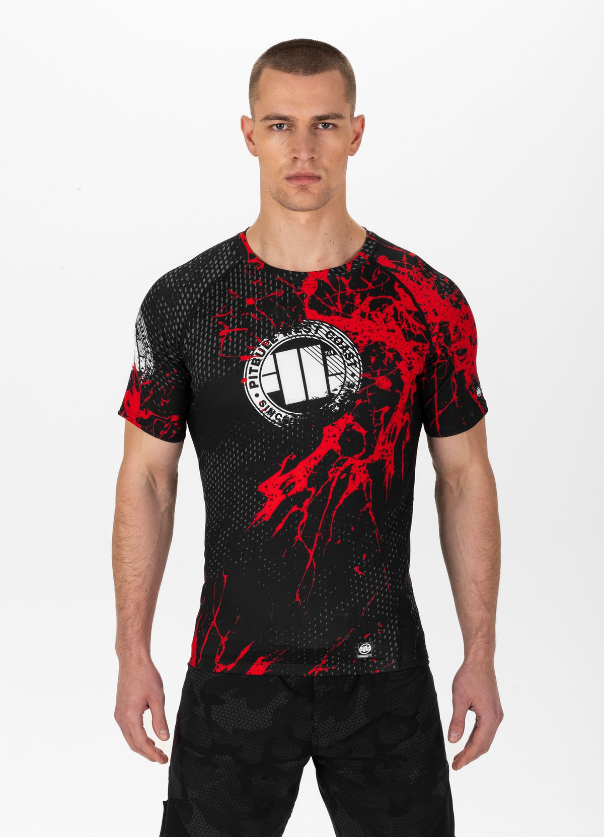 Red Dog II - Black/Red Rashguard