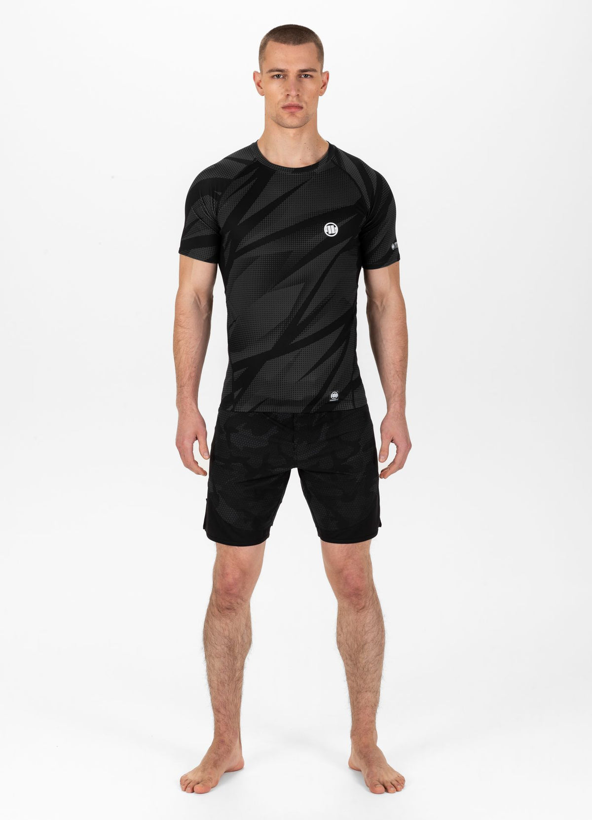 Dot Camo II Rashguard - Black