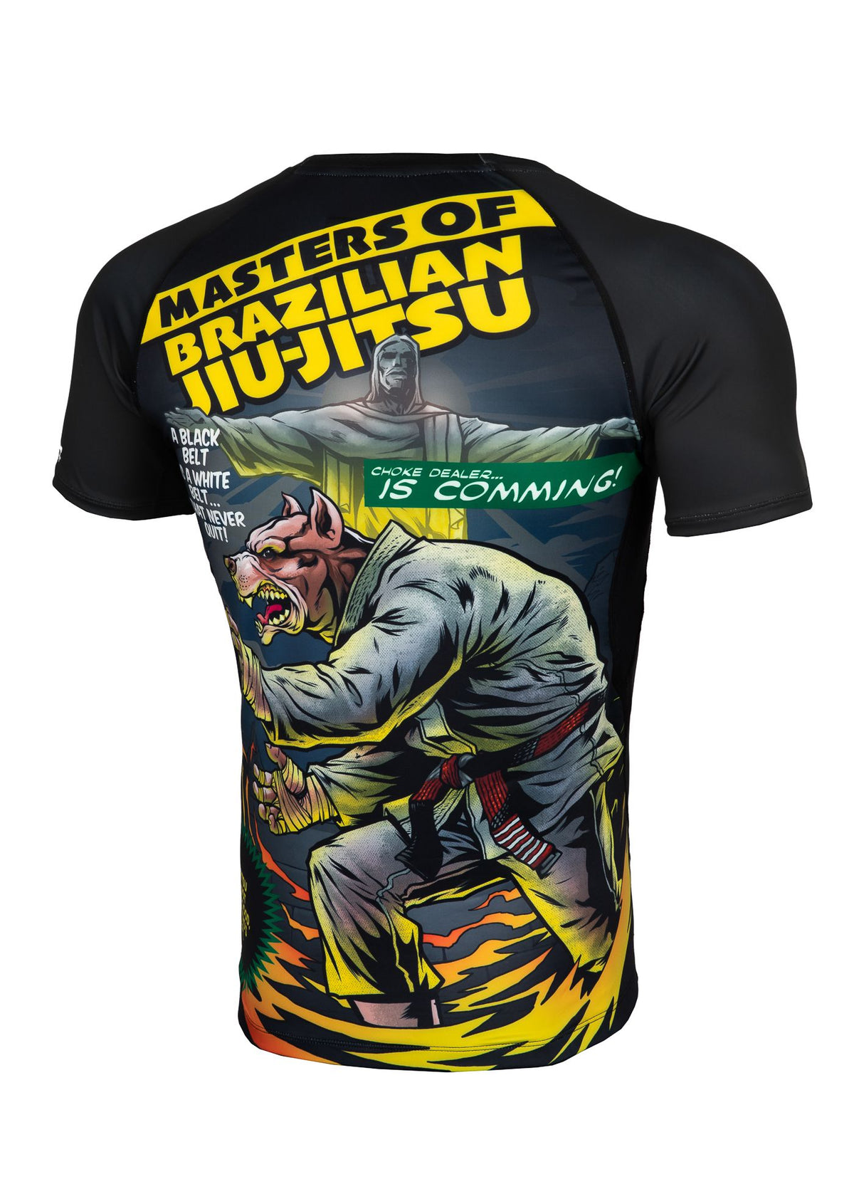 Rashguard Masters Of BJJ Hilltop - Black