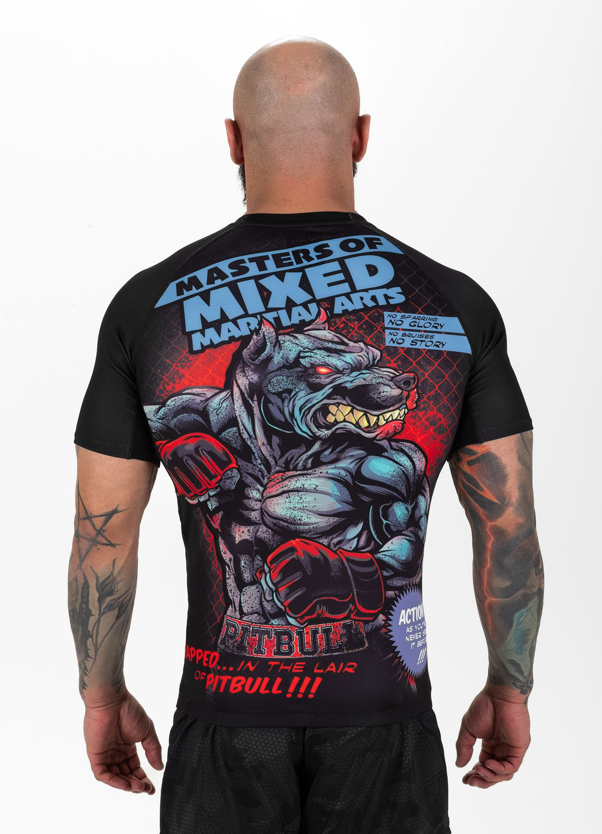 Rashguard Masters Of MMA Hilltop - Black