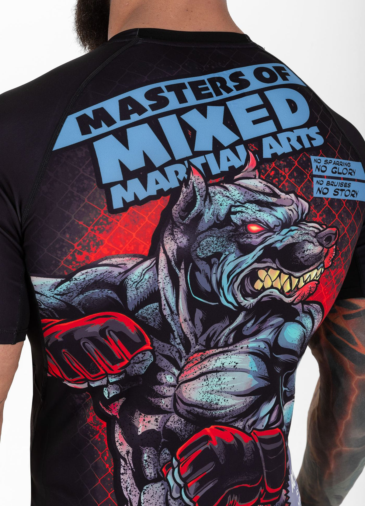 Rashguard Masters Of MMA Hilltop - Black