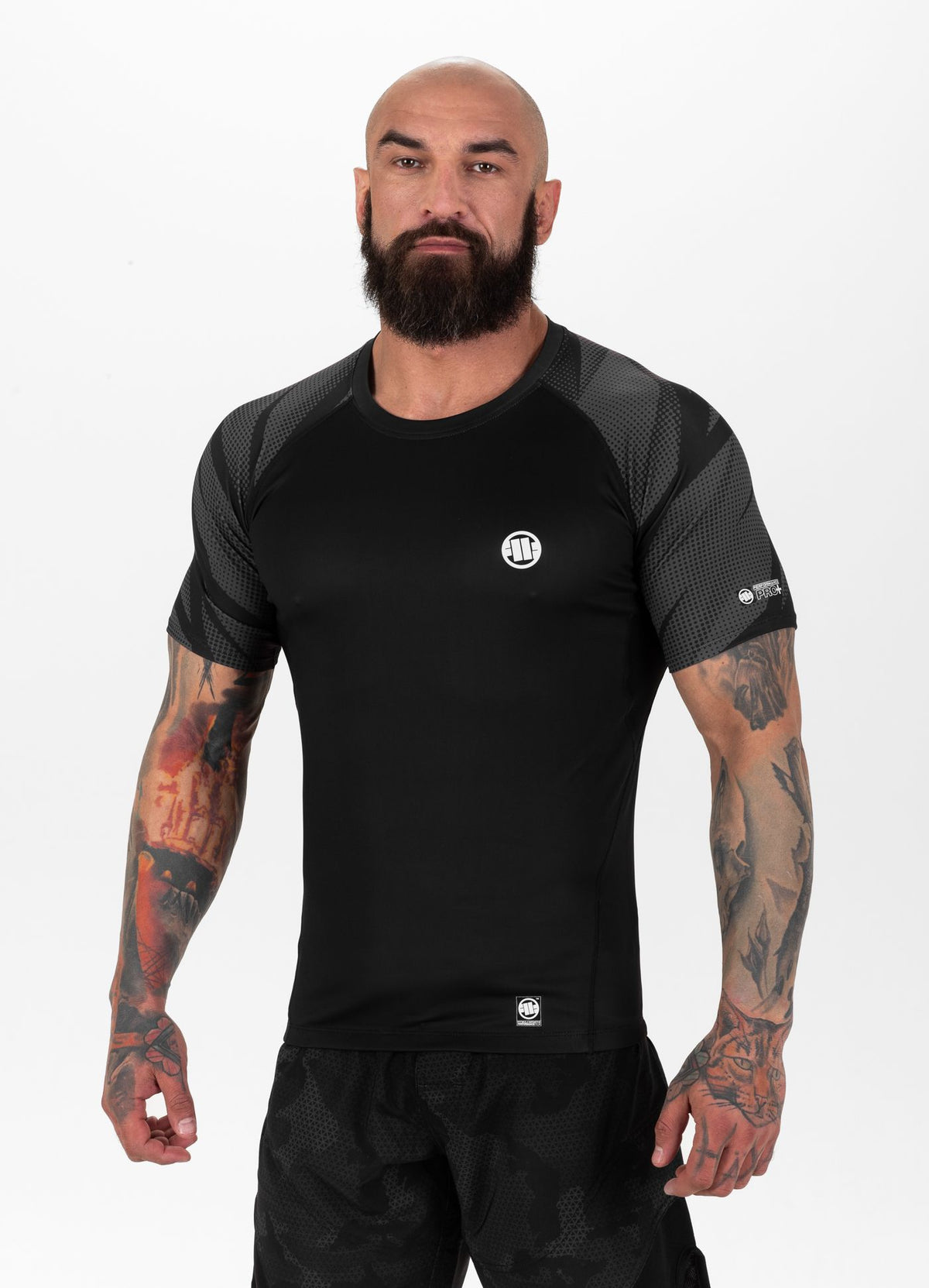 Rashguard Performance Pro Plus Belt New Logo - Gray