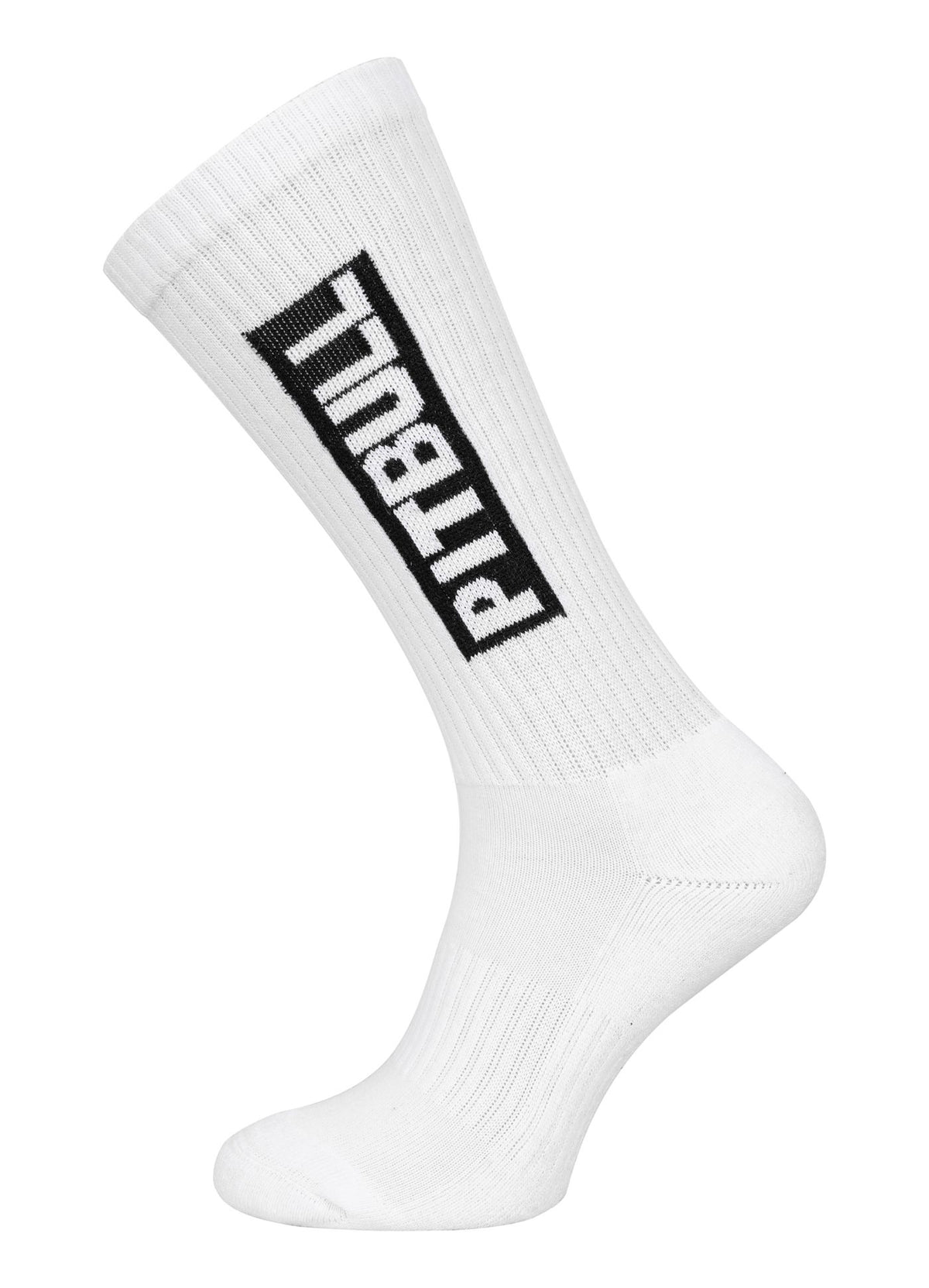 Socks High Crew Pitbull Thick 3-Pack - White