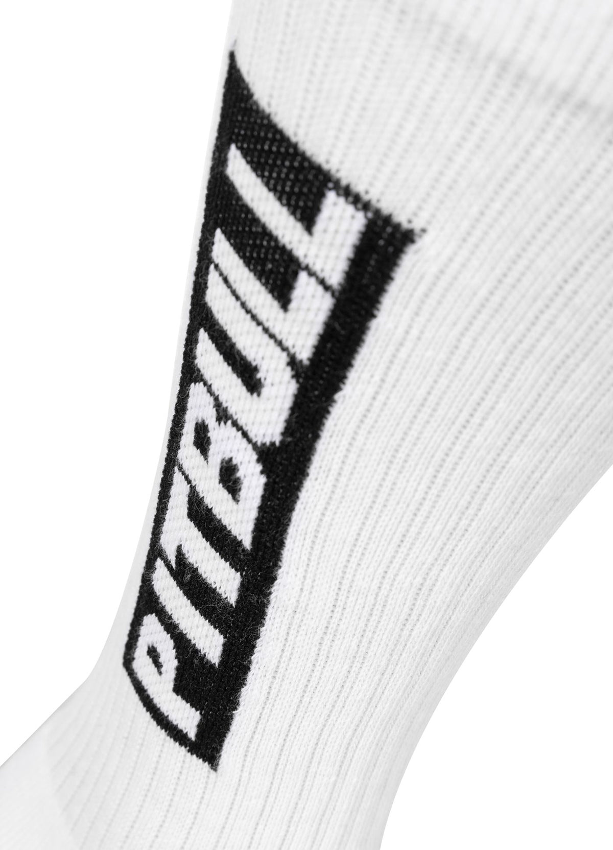 Socks High Crew Pitbull Thick 3-Pack - White