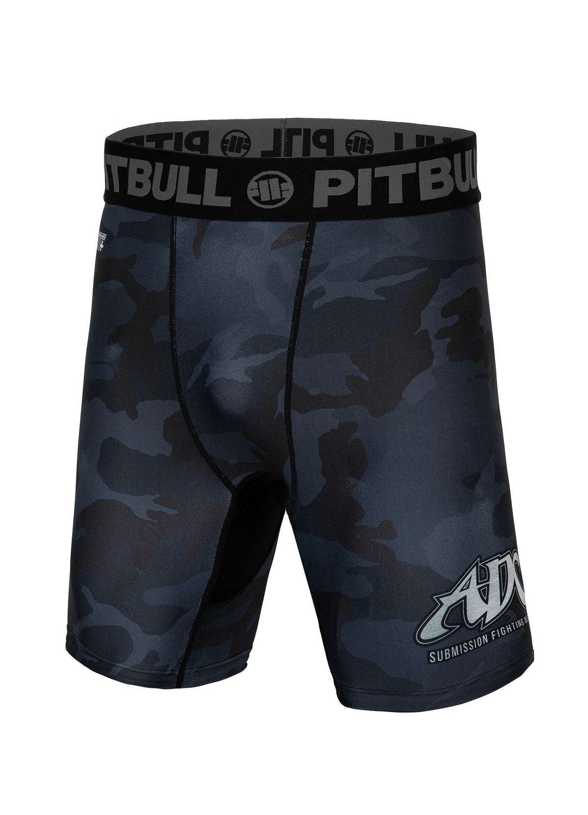 ADCC - All Black Camo Compression Shorts