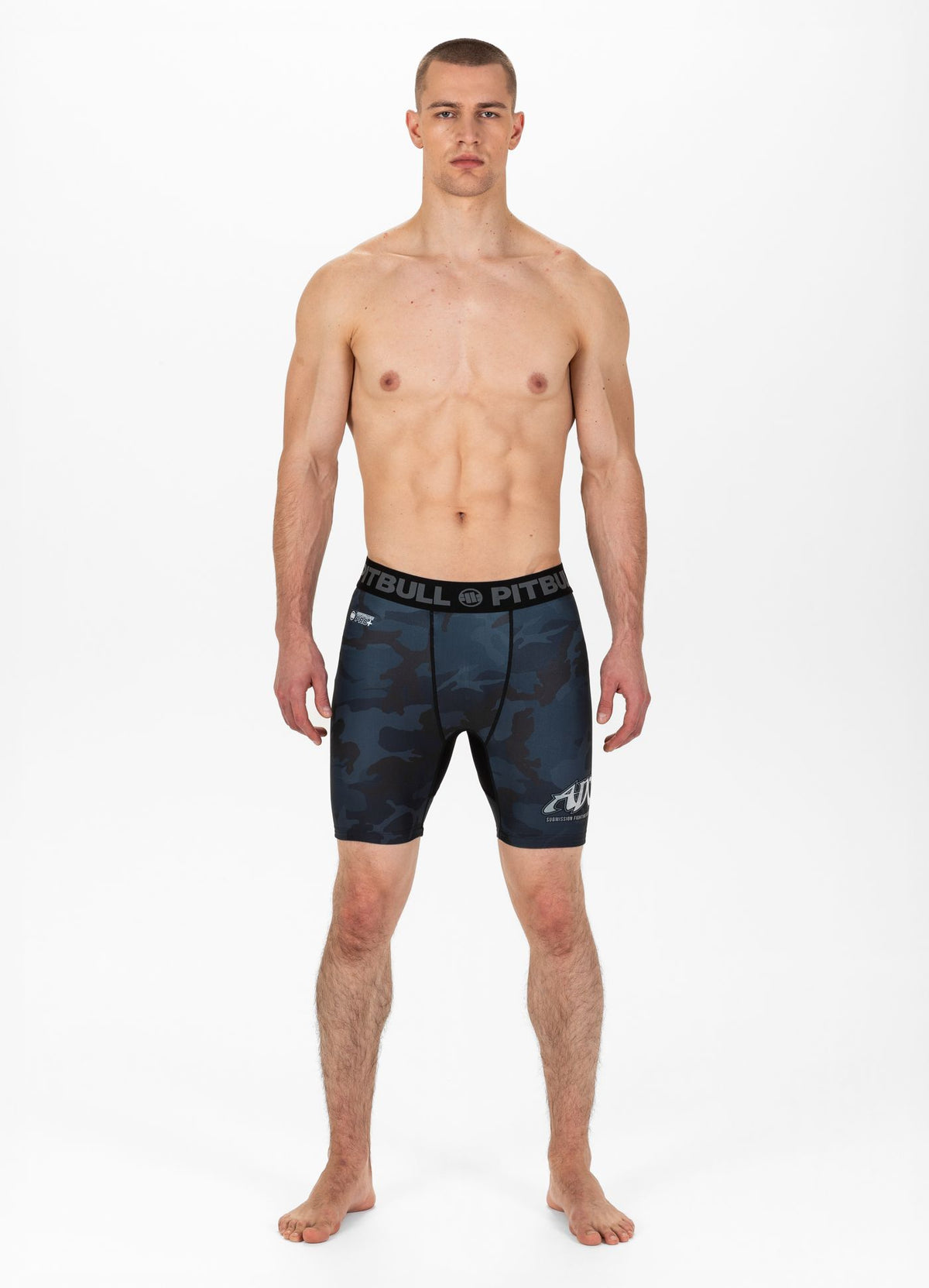 ADCC - All Black Camo Compression Shorts