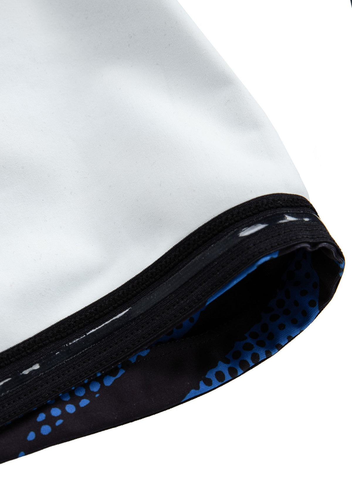 Dot Camo II Compression Shorts - Blue