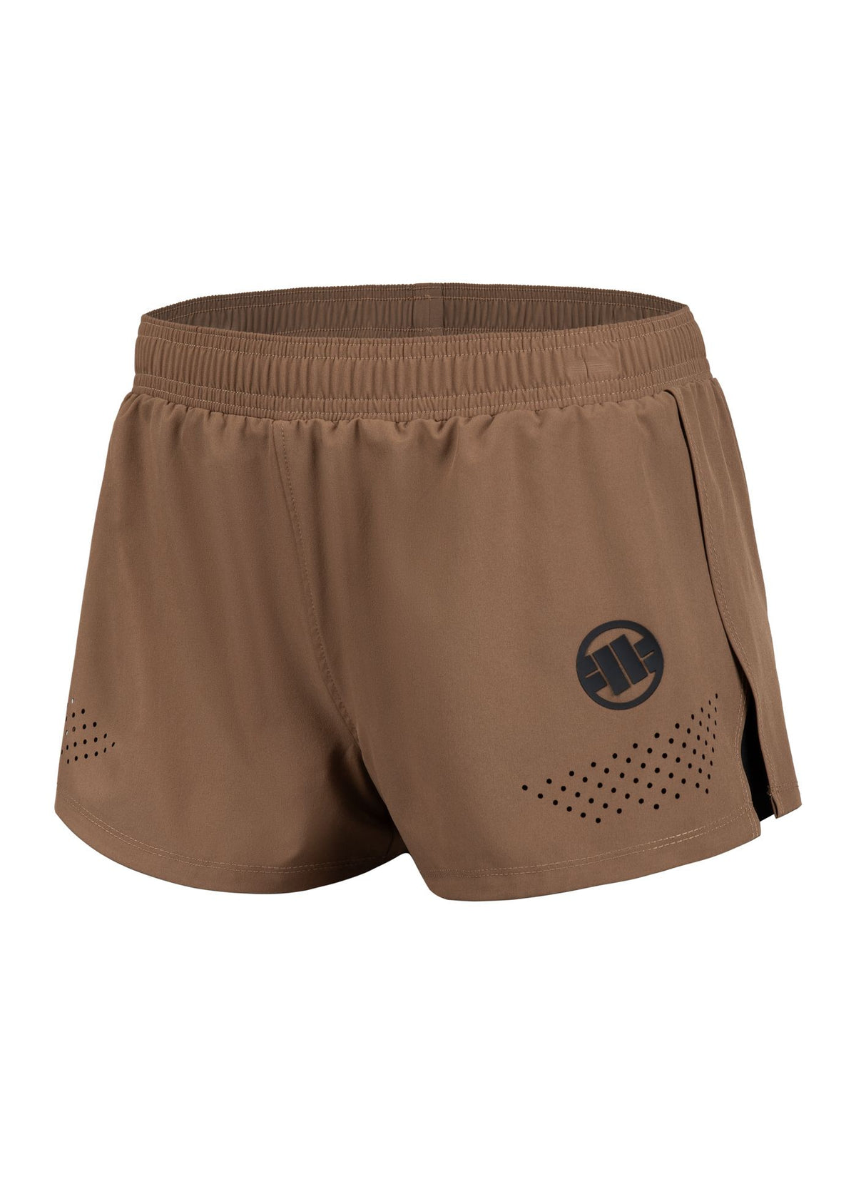 Women&#39;s shorts Performance Pro plus Small Logo - Brown