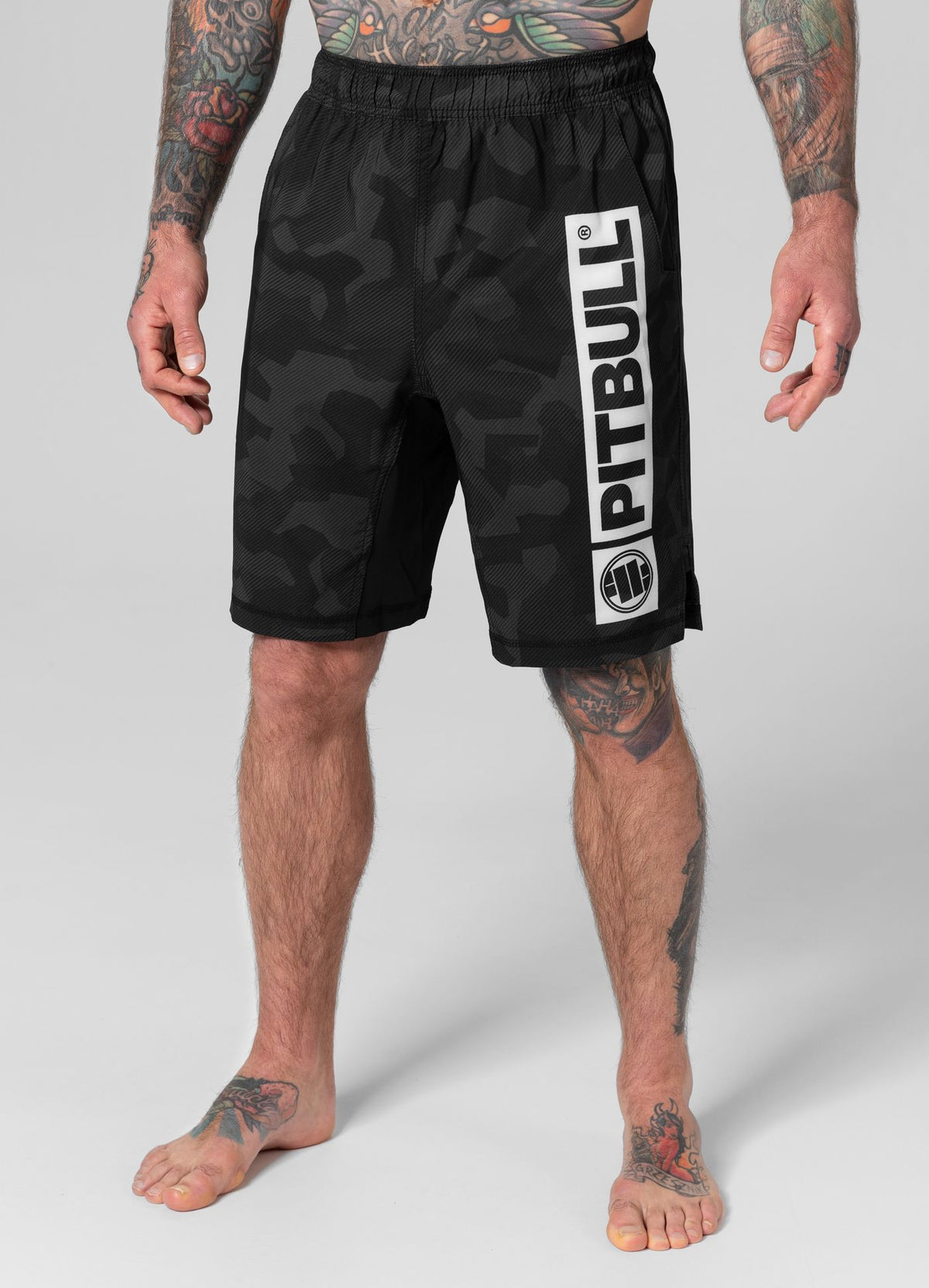 Sports Shorts Performance Pro Plus Hilltop - All Black Camo