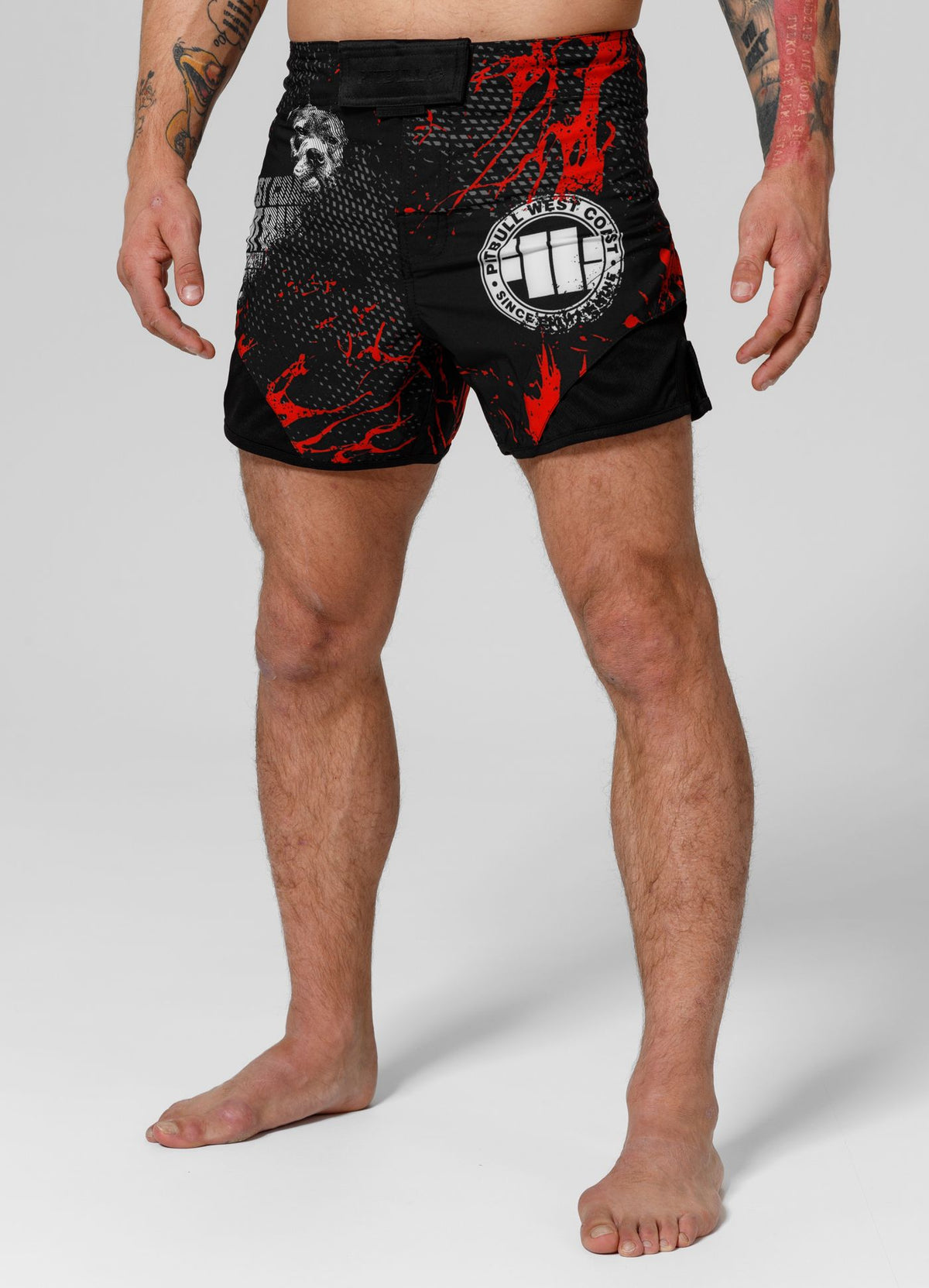 Mesh Training Shorts Jet Performance Pro Plus Blood Dog II - Black/Red