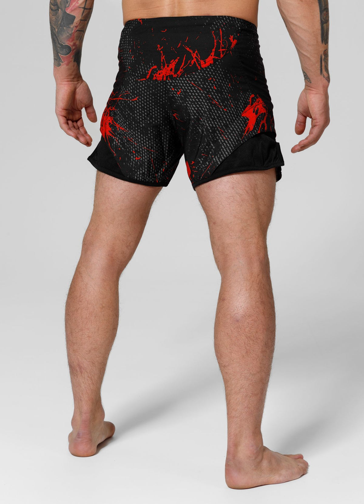 Mesh Training Shorts Jet Performance Pro Plus Blood Dog II - Black/Red