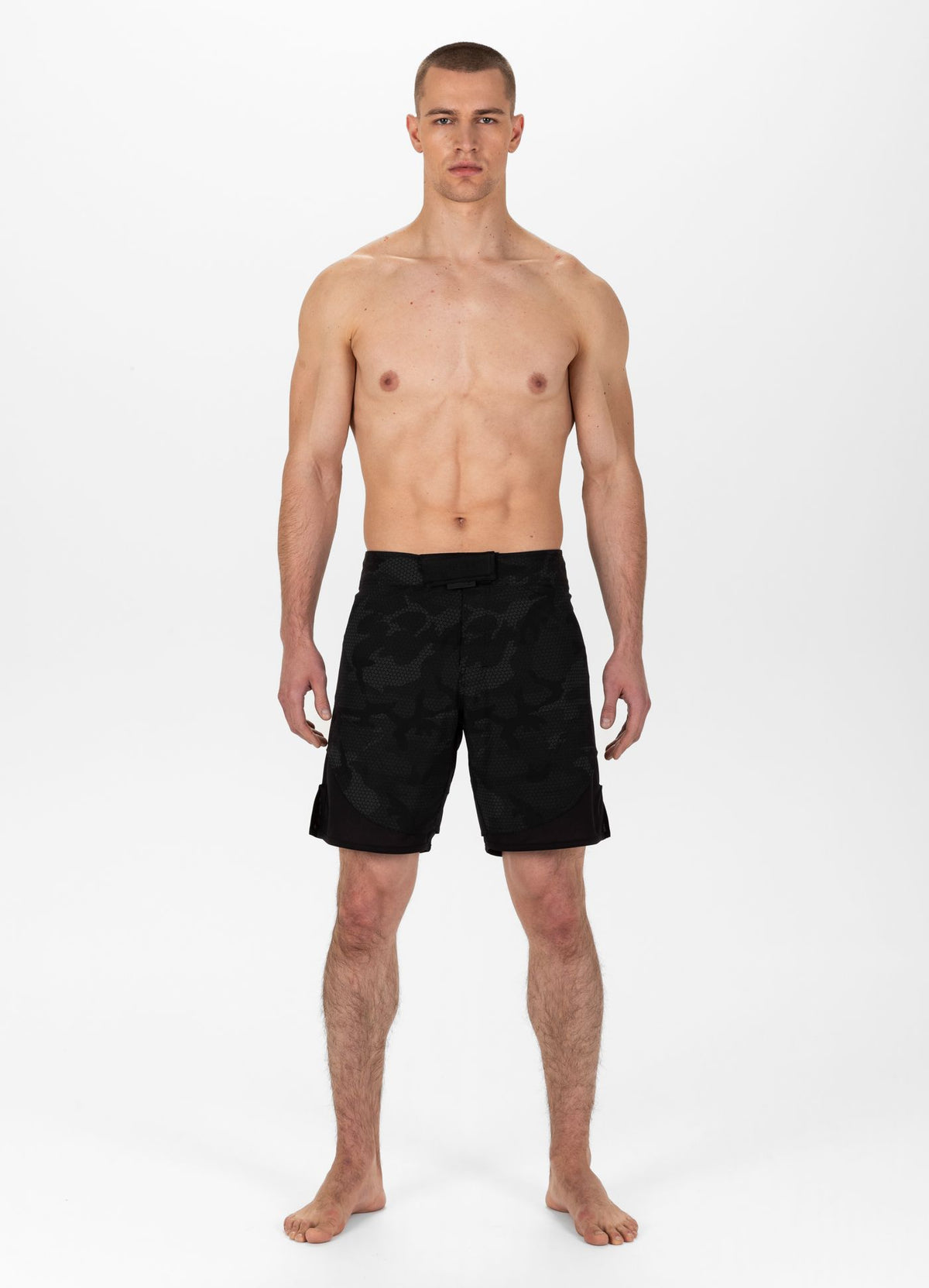 Training Shorts Mesh Performance Pro Plus Net Camo II - Black