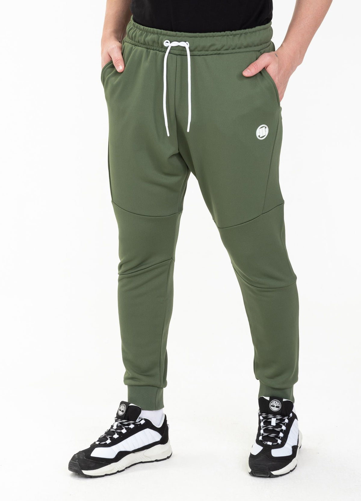 Sweatpants Oldschool Small Logo - Olive