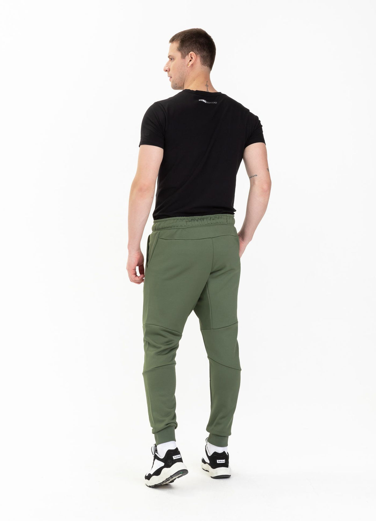 Sweatpants Oldschool Small Logo - Olive