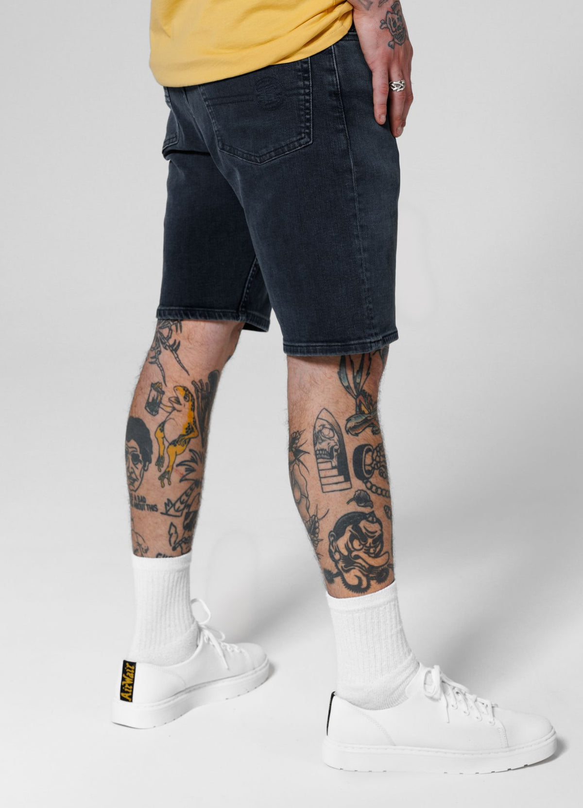 Highlander Denim Jeans Shorts - Classic Wash Dark Navy