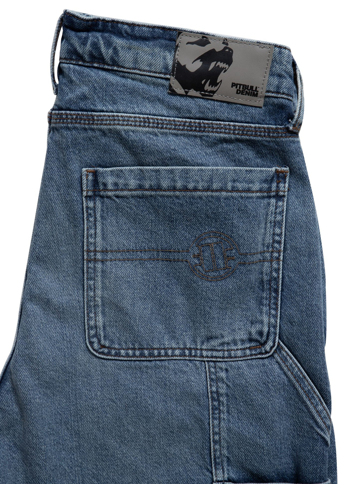 Carpenter Denim Jeans Shorts - Blue