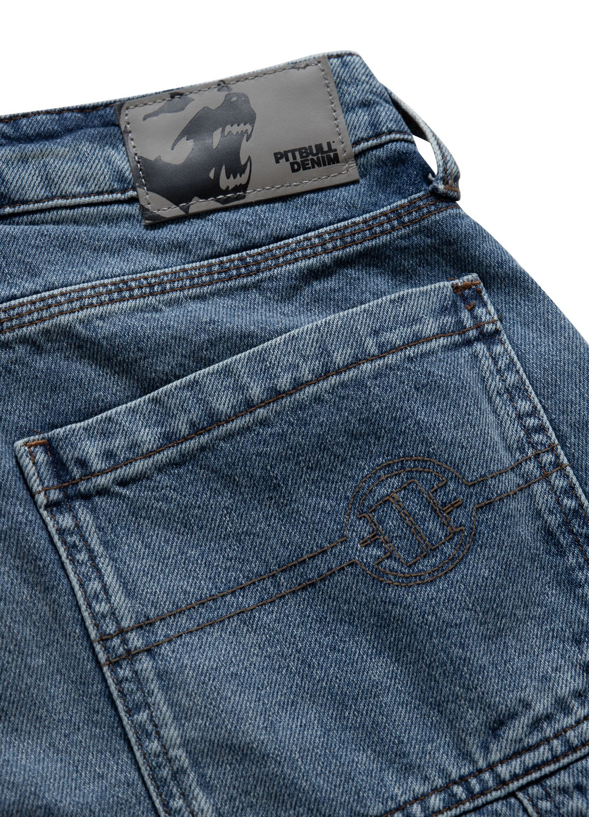 Carpenter Denim Jeans Shorts - Blue