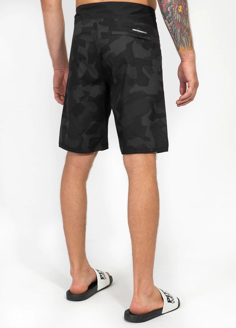 Swimming Shorts Hilltop - All Black Camo