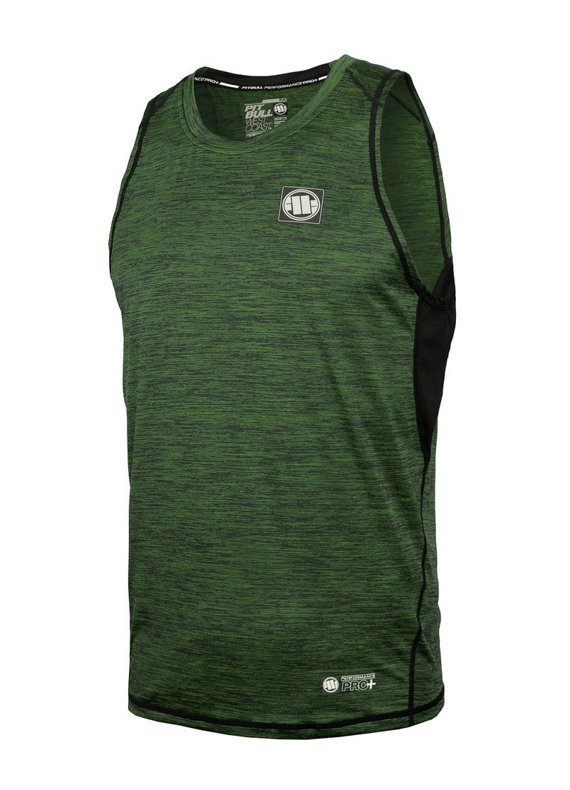 Rashguard Tank Top Performance Pro Plus Small Logo - Olive