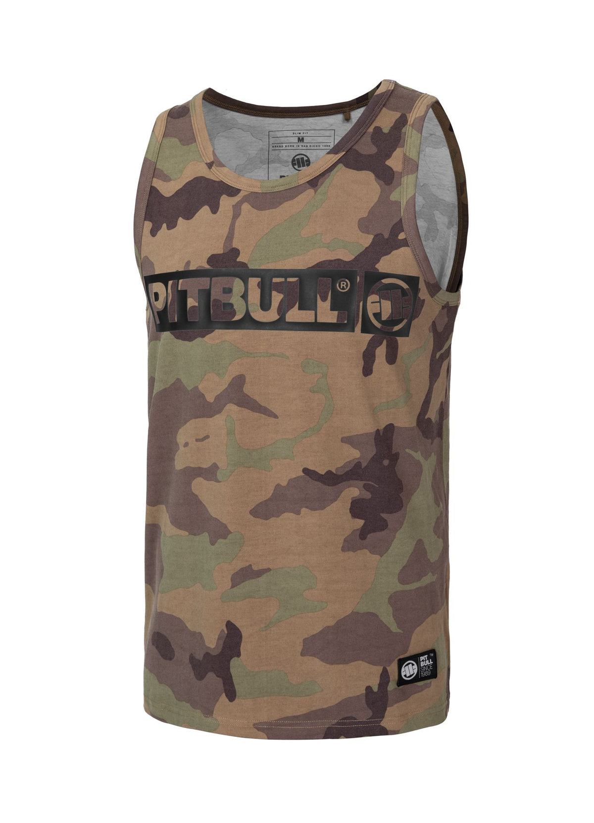 Tank Top Slim Fit Hilltop - Woodland Camo