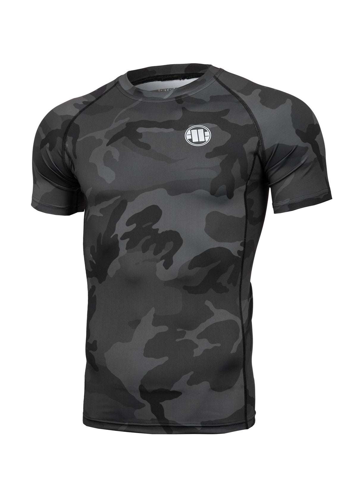 Rashguard Small Logo - All Black Camo