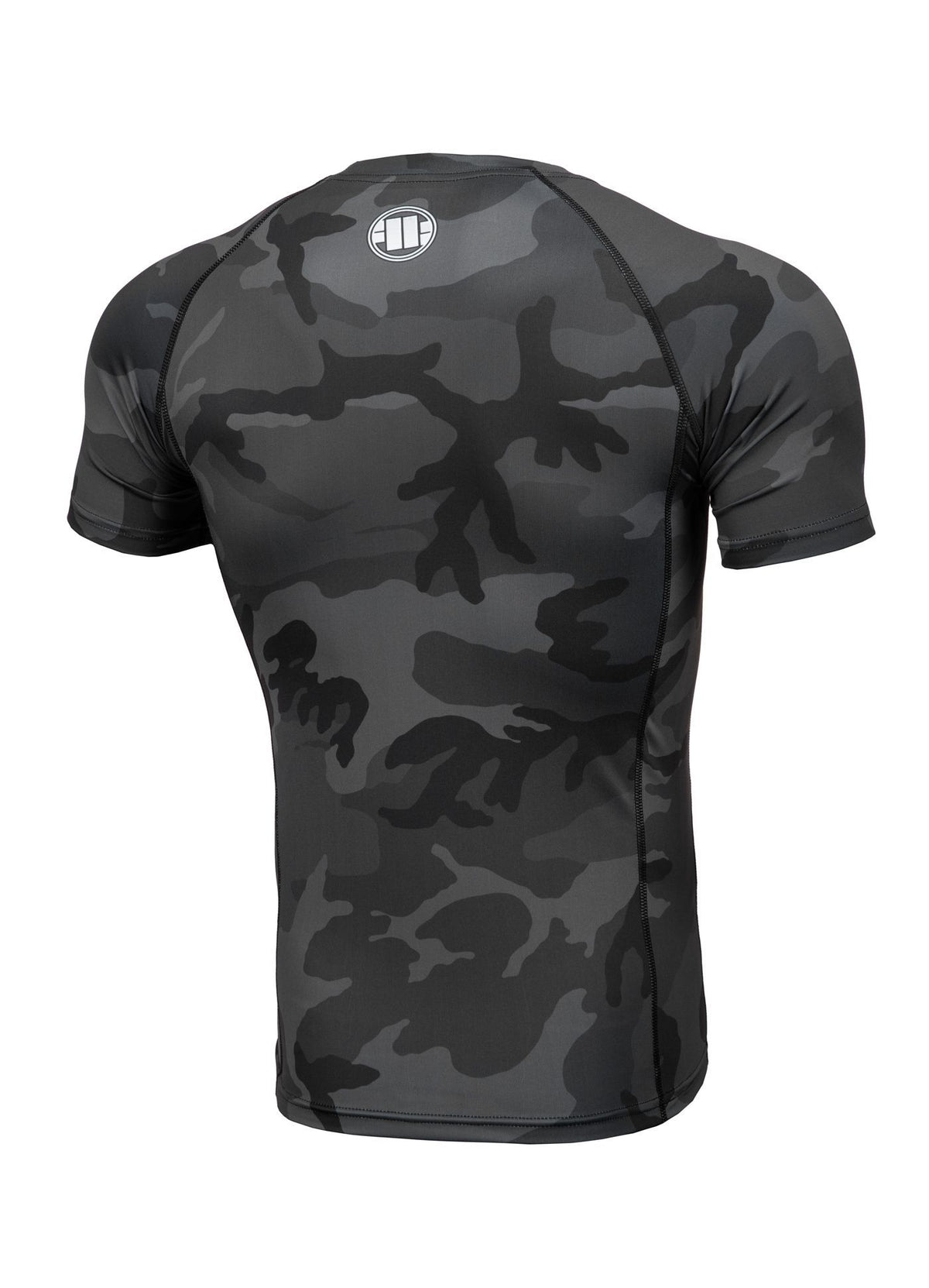 Rashguard Small Logo - All Black Camo