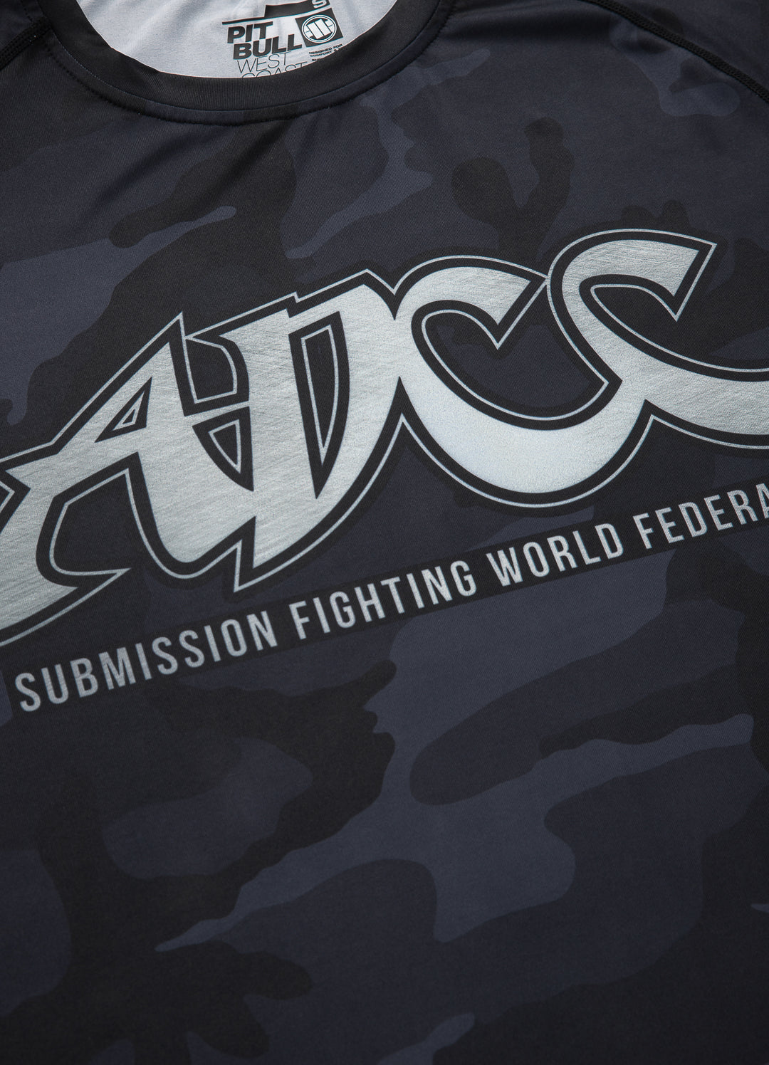 ADCC All Black Camo Rash Guard